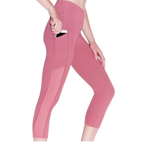 LULULEMON ATHLETICA Ready To Race Crop '21" Size 2 - Picture 1 of 6